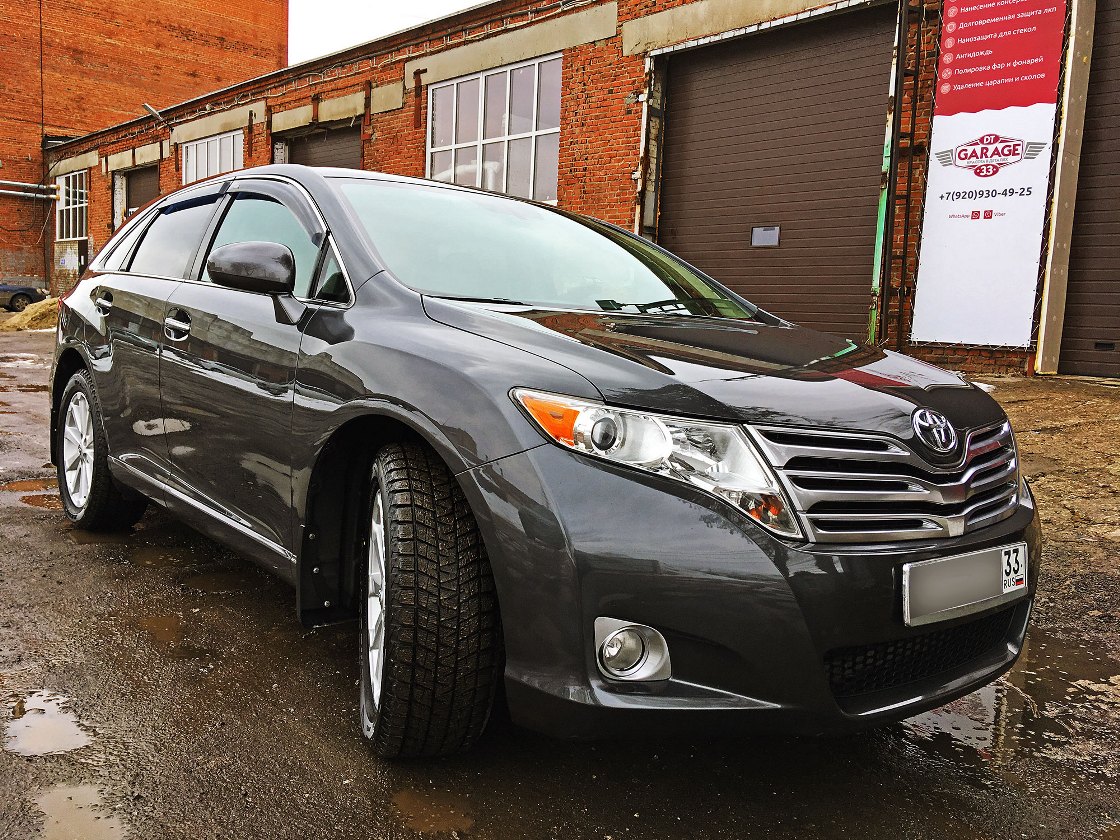 Toyota Venza – обработка гидрофобом в городе Владимире На фото машина, которую обработали гидрофобным составом в мастерской «DT GARAGE 33»